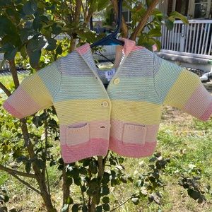Baby girl knitted sweater